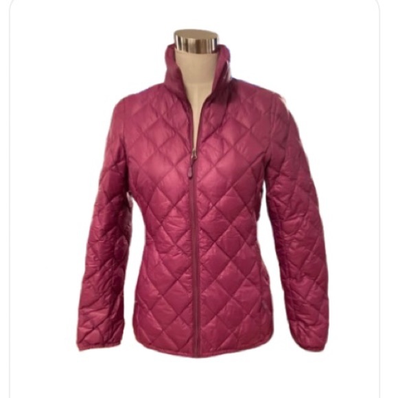 32 Degrees WOMEN'S ULTRA-LIGHT DOWN PACKABLE Jacket in Plum - Picture 1 of 5
